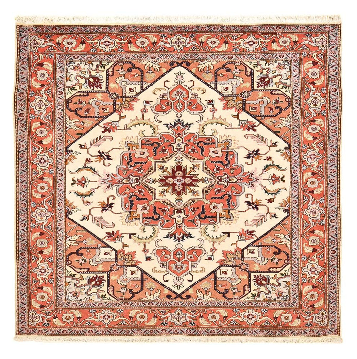 Perser Rug - Nomadic square  - 200 x 200 cm - cream