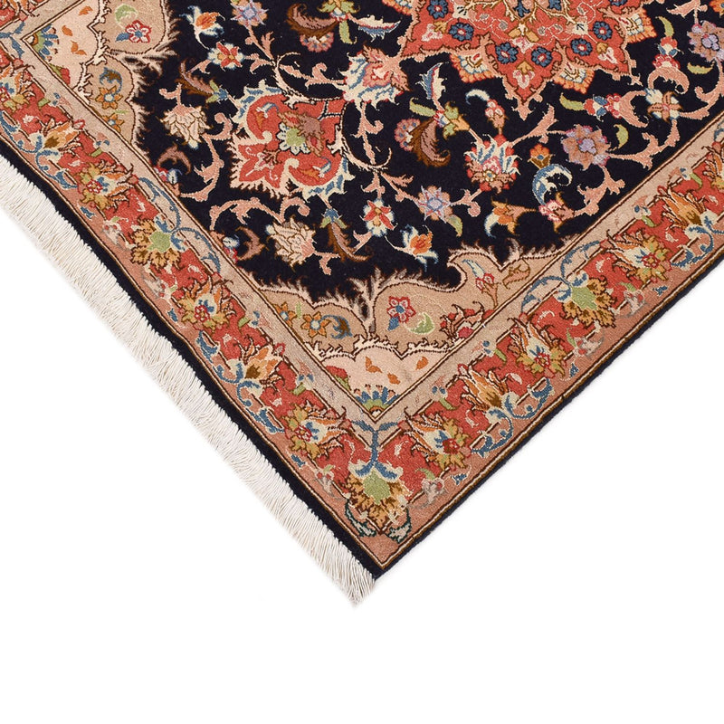 Runner Perser Rug - Tabriz - Royal - 380 x 75 cm - dark blue