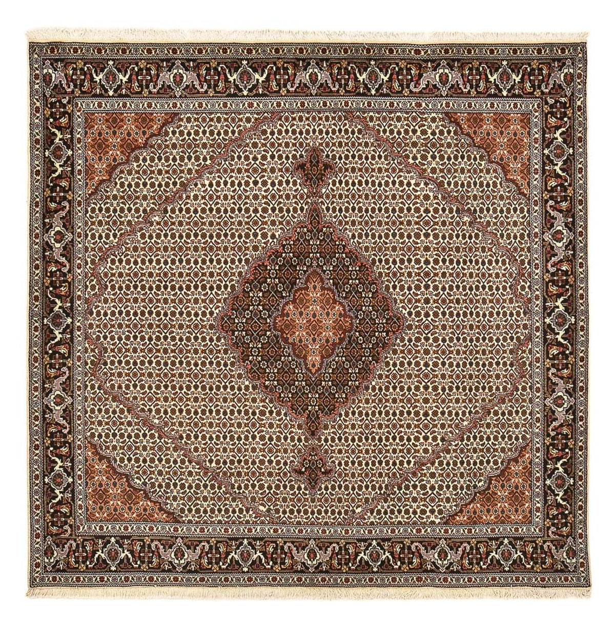 Perser Rug - Tabriz - Royal square  - 208 x 200 cm - sand