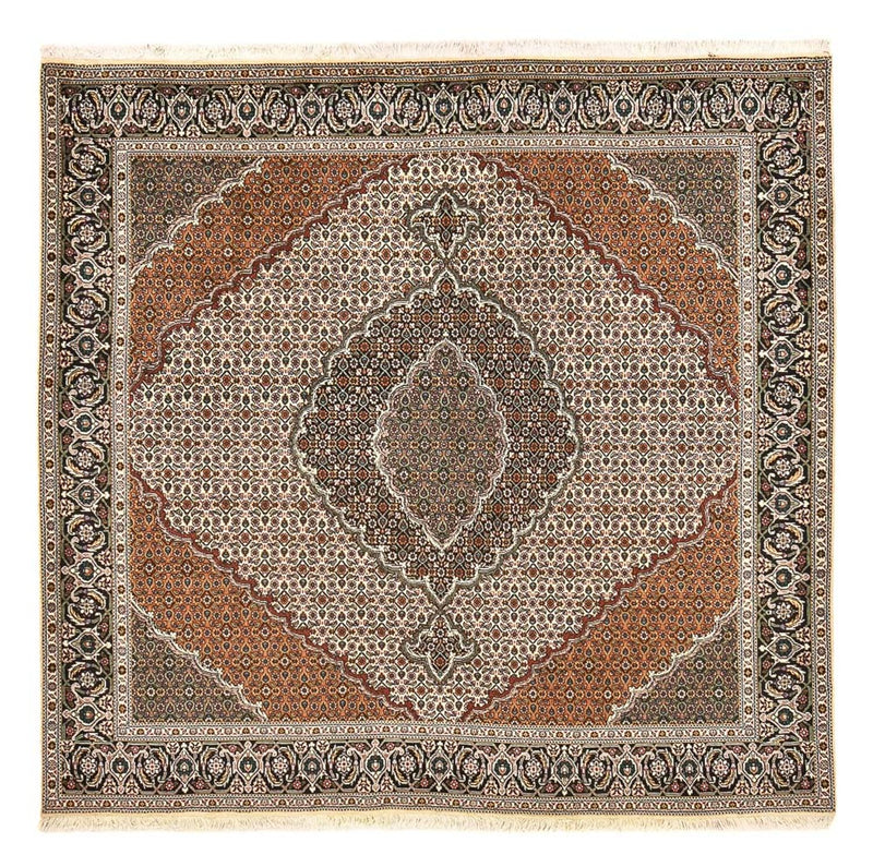 Perser Rug - Tabriz - Royal square  - 206 x 202 cm - light brown