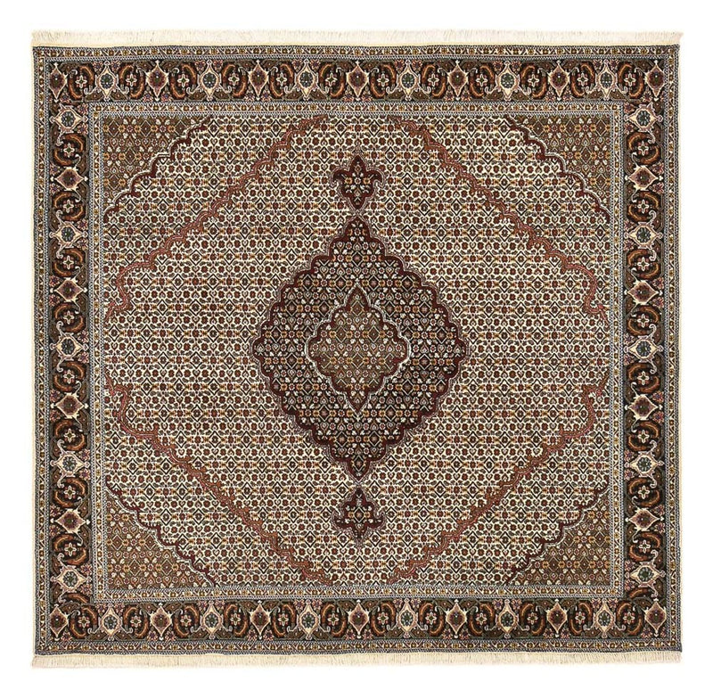 Tabriz - 40 Raj Rug 200x200cm - Persian Rugs