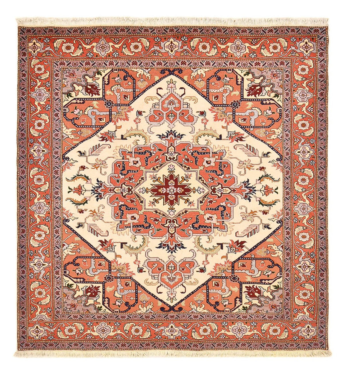 Perser Rug - Nomadic square  - 218 x 200 cm - cream