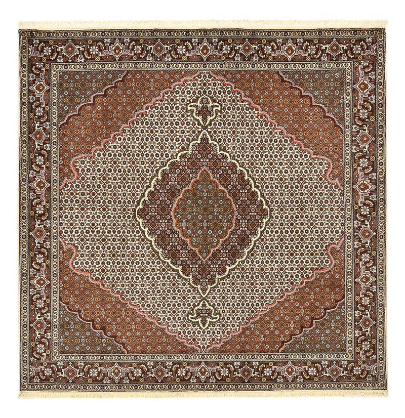 Perser Rug - Tabriz - Royal square  - 205 x 201 cm - light brown