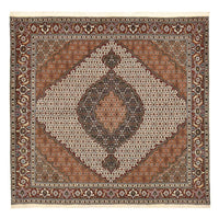 Perser Rug - Tabriz - Royal square  - 199 x 198 cm - light brown