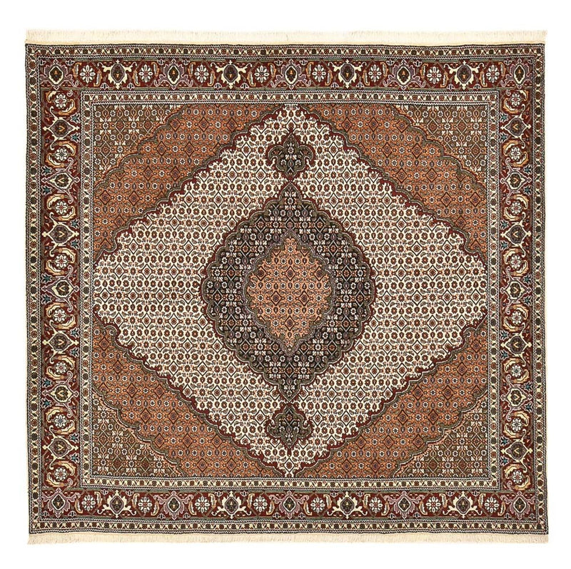 Perser Rug - Tabriz - Royal square  - 199 x 198 cm - light brown
