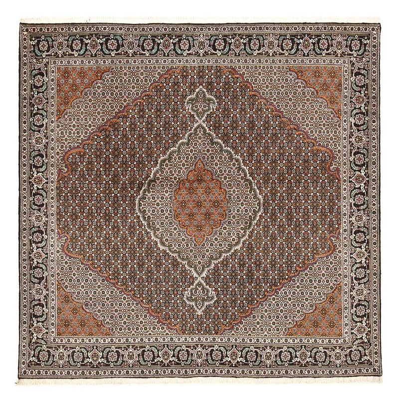 Perser Rug - Tabriz - Royal square  - 203 x 203 cm - brown