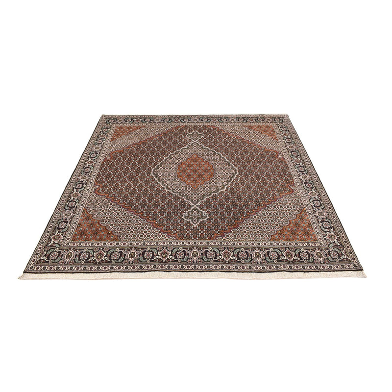 Perser Rug - Tabriz - Royal square  - 203 x 203 cm - brown
