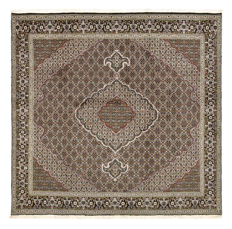 Perser Rug - Tabriz - Royal square  - 201 x 200 cm - brown