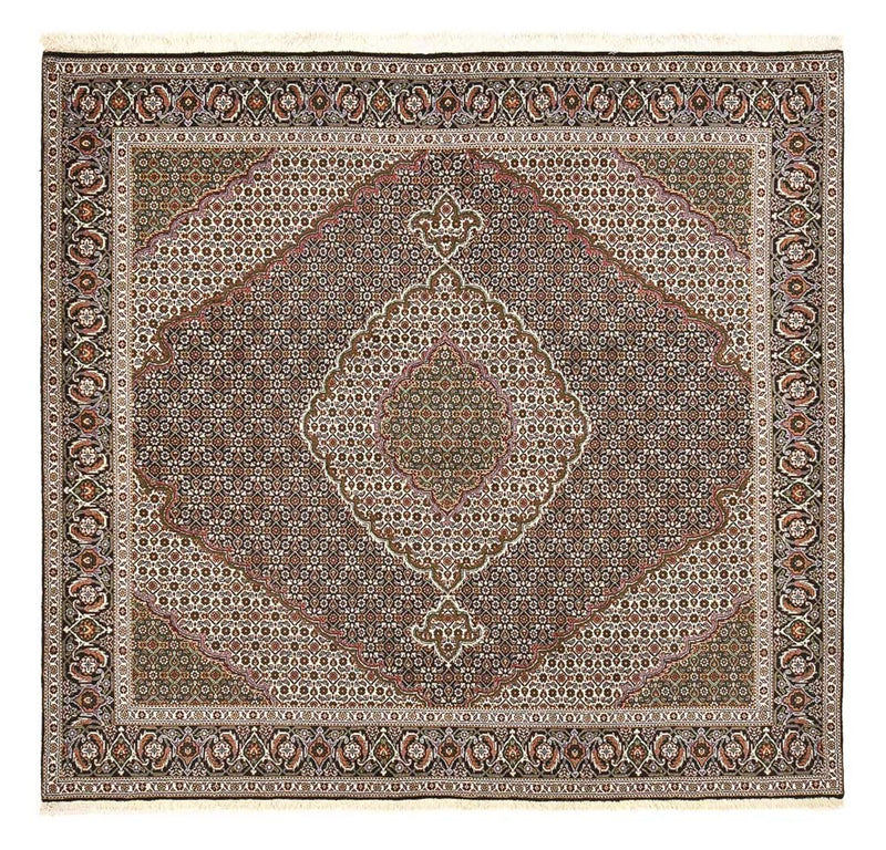 Perser Rug - Tabriz - Royal square  - 200 x 197 cm - brown