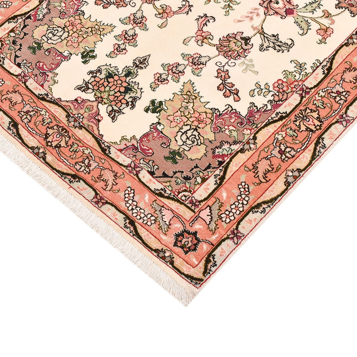 Runner Perser Rug - Tabriz - Royal - 204 x 81 cm - multicolored