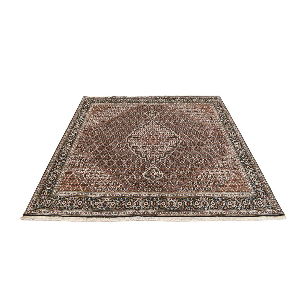 Perser Rug - Tabriz - Royal square  - 208 x 204 cm - brown