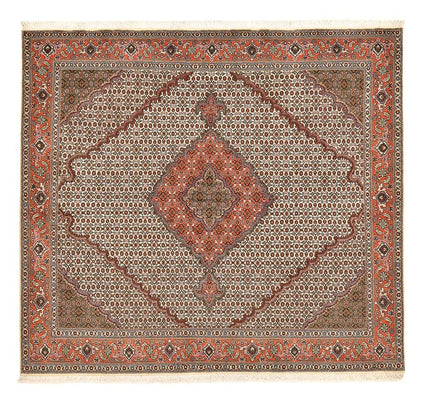 Perser Rug - Tabriz - Royal square  - 204 x 196 cm - light brown