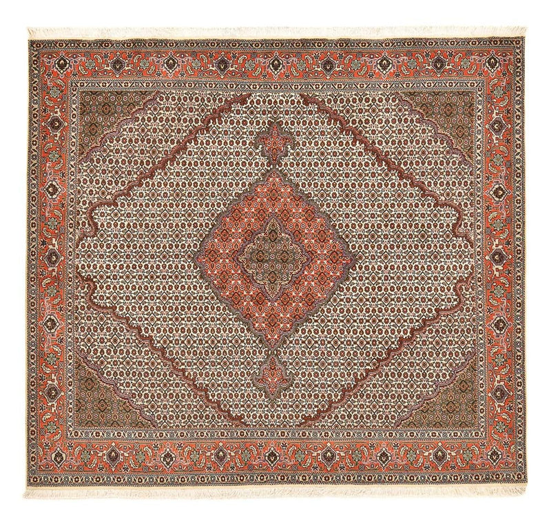 Perser Rug - Tabriz - Royal square  - 204 x 196 cm - light brown