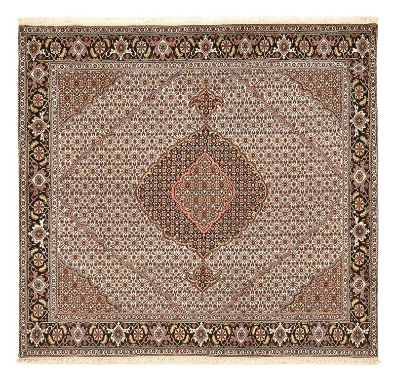 Täbriz - 40 Raj Teppich 198x194cm - Perserteppich