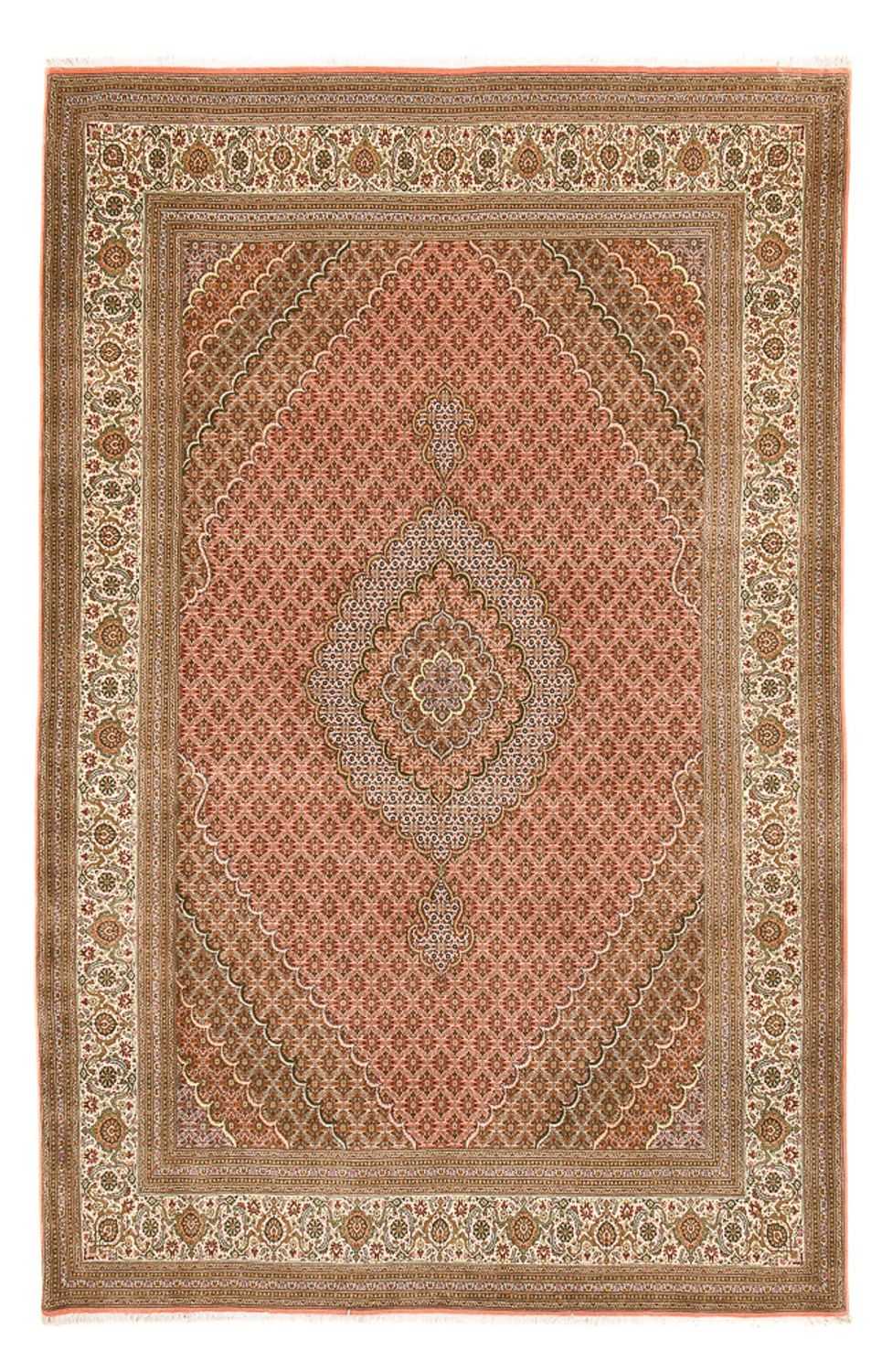 Perser Rug - Tabriz - Royal - 390 x 250 cm - light red