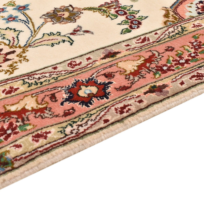Runner Perser Rug - Tabriz - Royal - 203 x 81 cm - cream