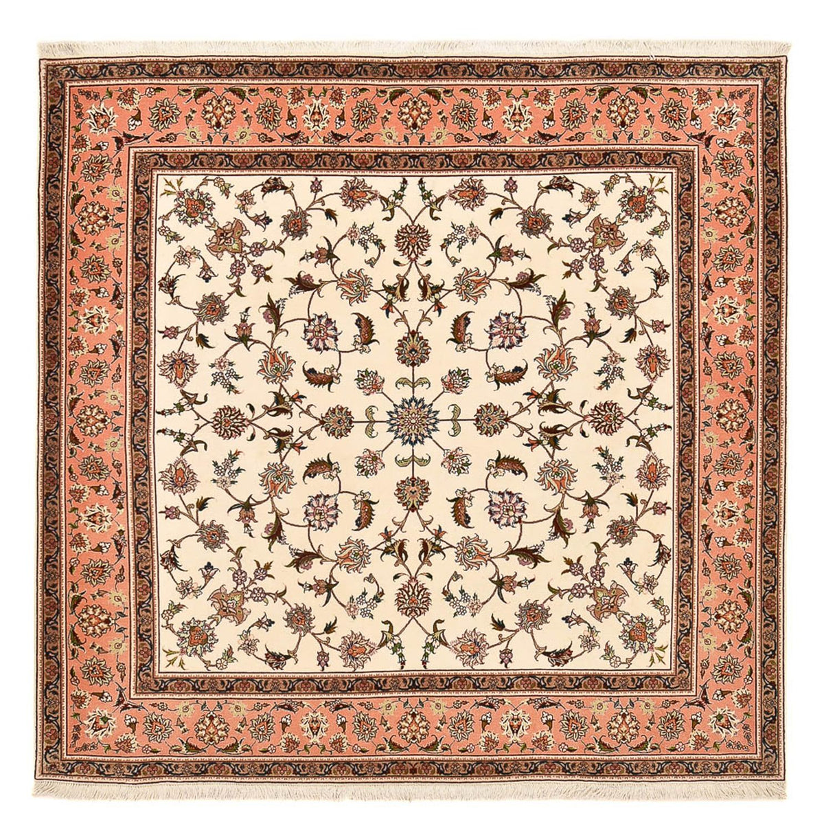 Perser Rug - Tabriz - Royal square  - 210 x 204 cm - light beige