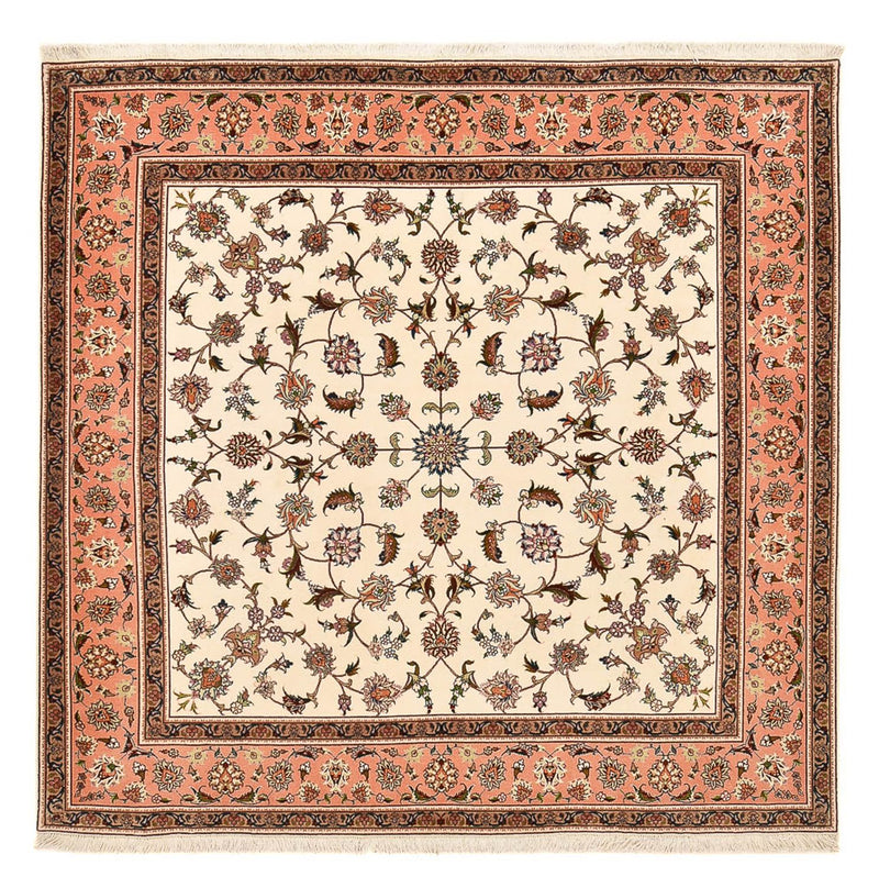 Perser Rug - Tabriz - Royal square  - 210 x 204 cm - light beige