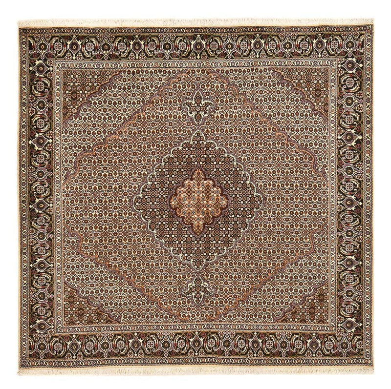 Perser Rug - Tabriz - Royal square  - 202 x 202 cm - brown