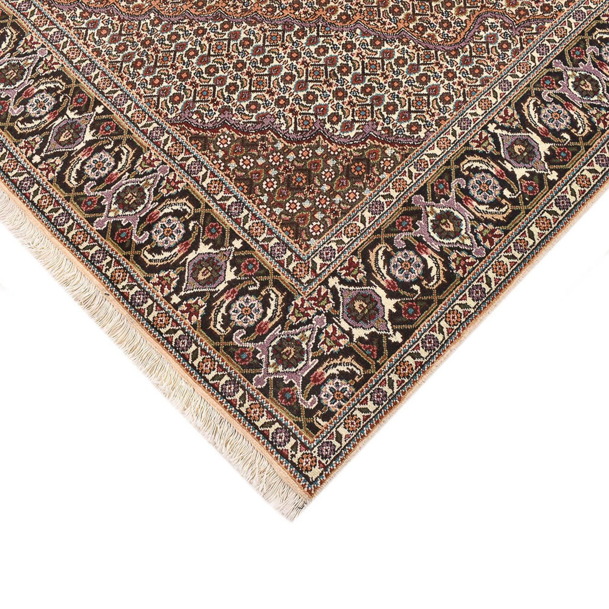 Perser Rug - Tabriz - Royal square  - 202 x 202 cm - brown
