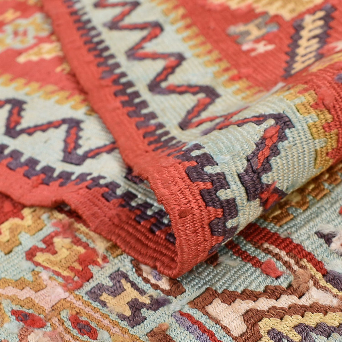 Kelim Rug - Oriental - 248 x 156 cm - light red