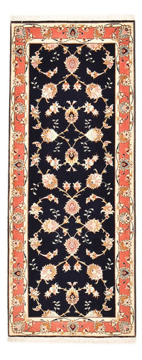 Runner Perser Rug - Tabriz - Royal - 189 x 74 cm - dark blue
