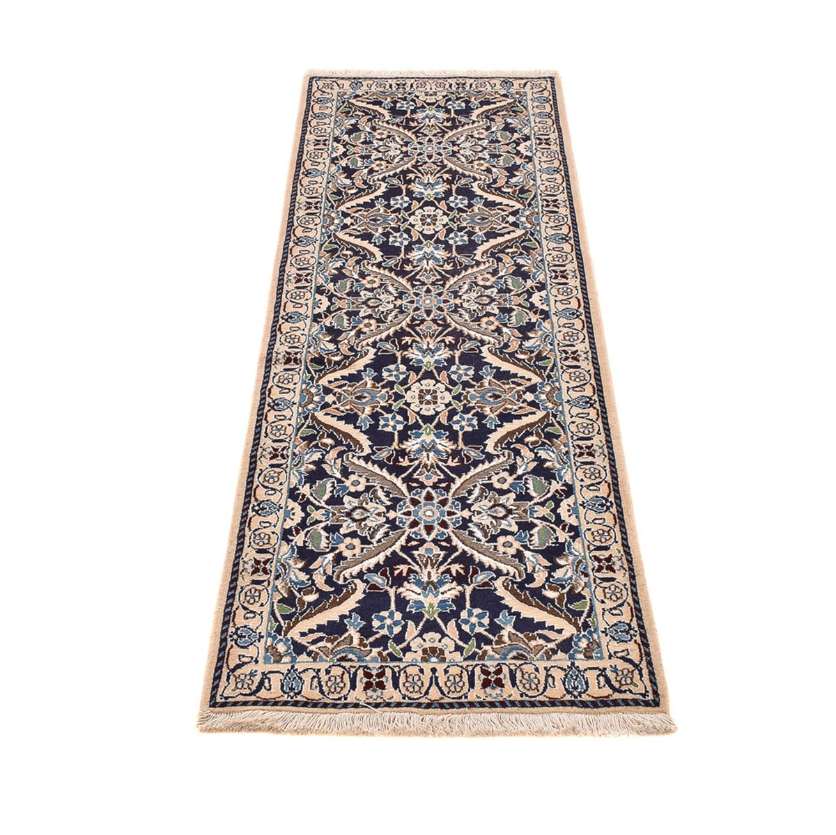 Runner Perser Rug - Nain - Royal - 194 x 59 cm - blue
