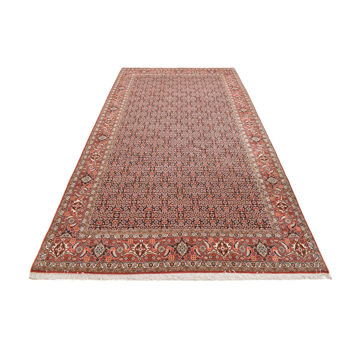 Runner Perser Rug - Bidjar - 392 x 199 cm - rust