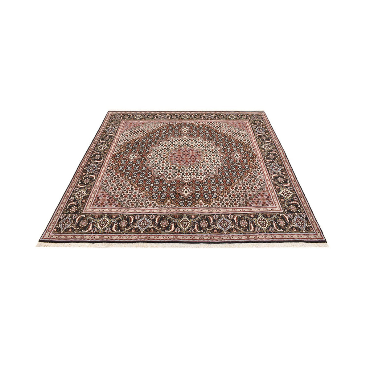 Perser Rug - Tabriz - Royal square  - 203 x 202 cm - brown