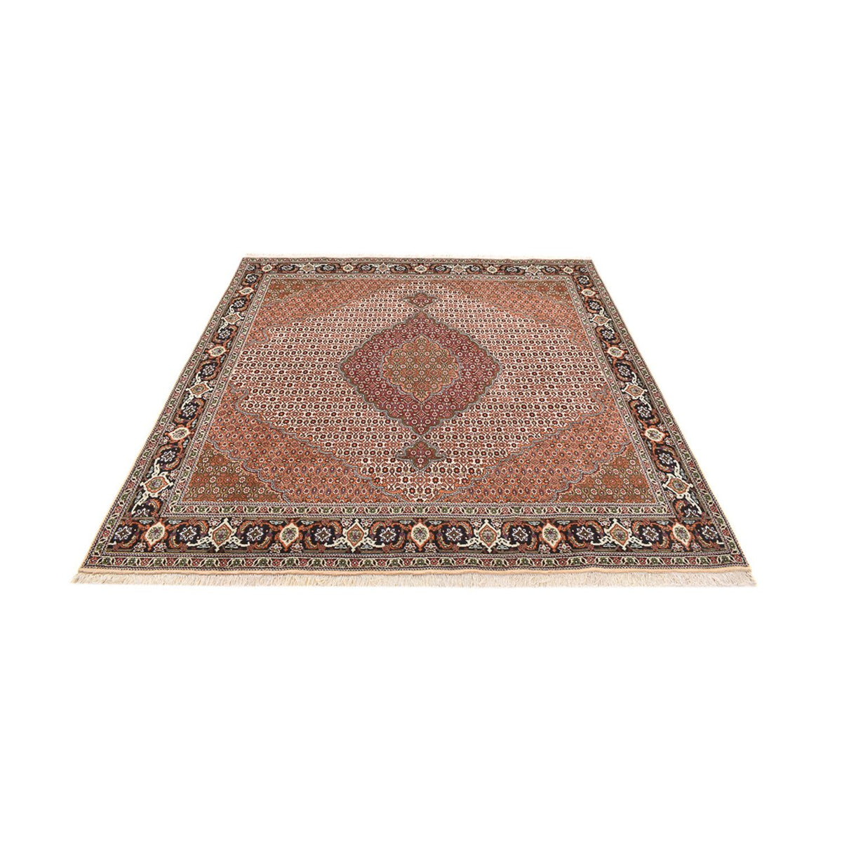 Perser Rug - Tabriz - Royal square  - 209 x 198 cm - brown