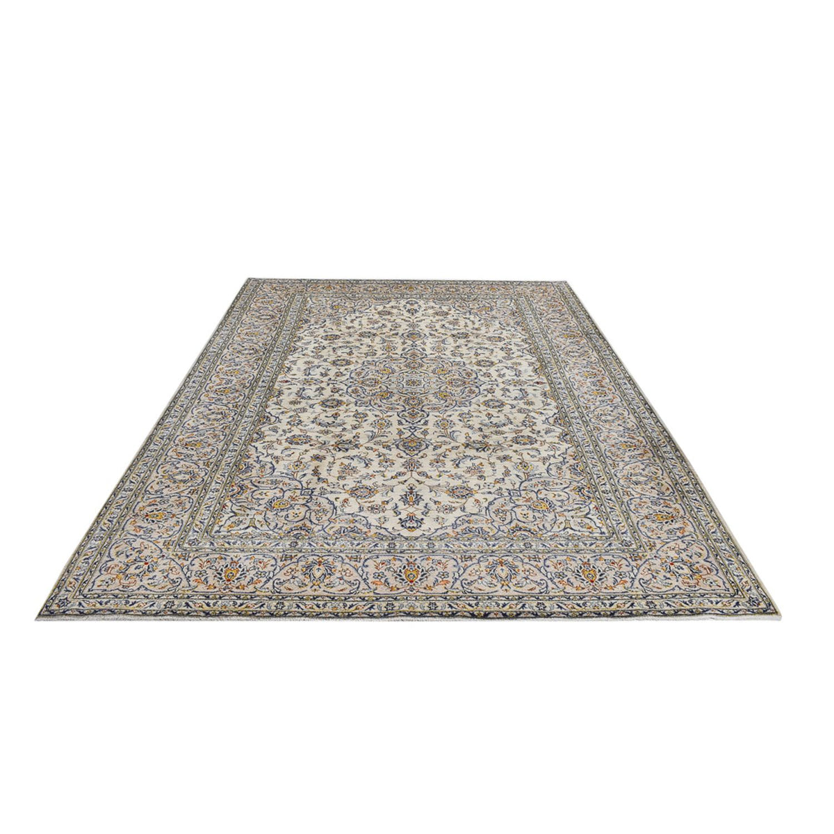 Perser Rug - Keshan - Royal - 345 x 245 cm - grey