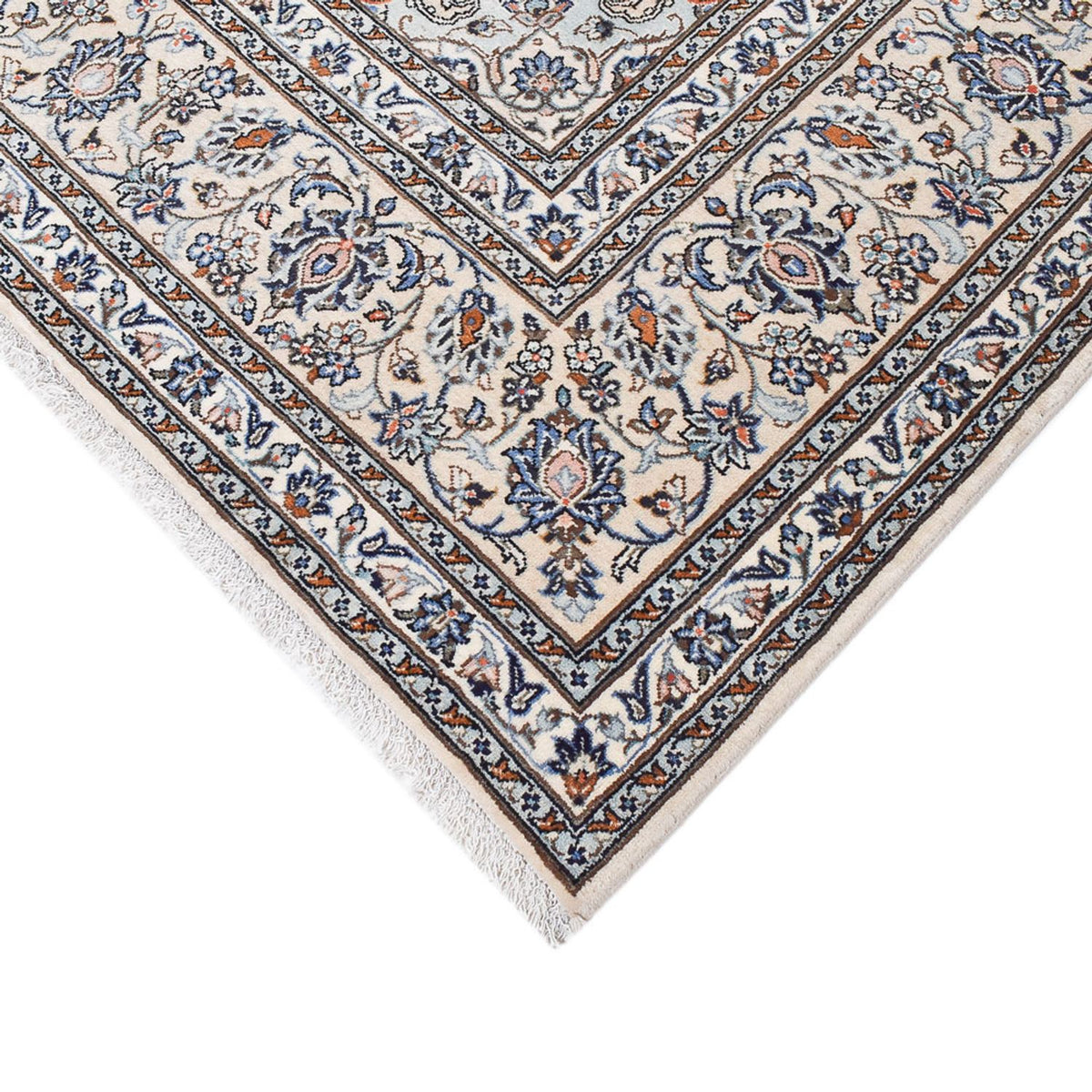 Perser Rug - Keshan - Royal - 362 x 245 cm - grey