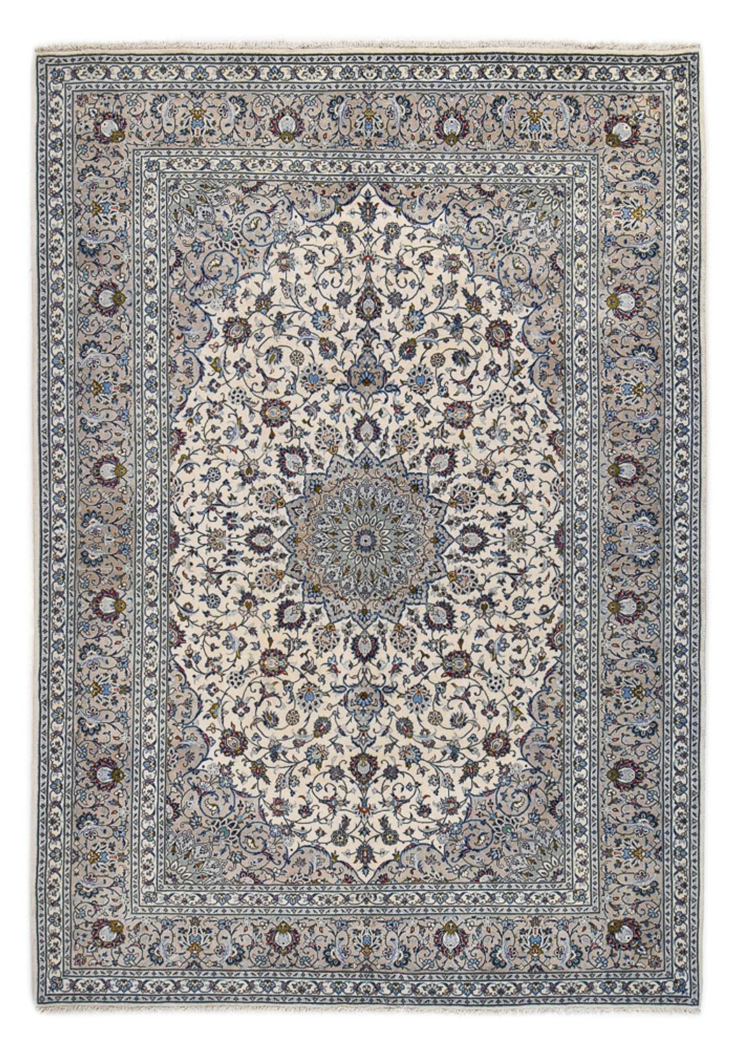 Perser Rug - Keshan - Royal - 350 x 240 cm - grey