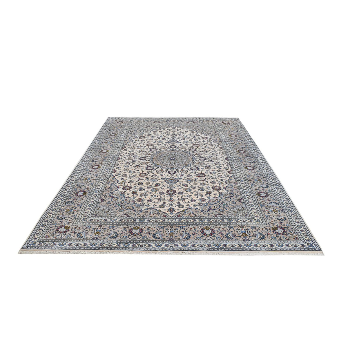 Perser Rug - Keshan - Royal - 350 x 240 cm - grey