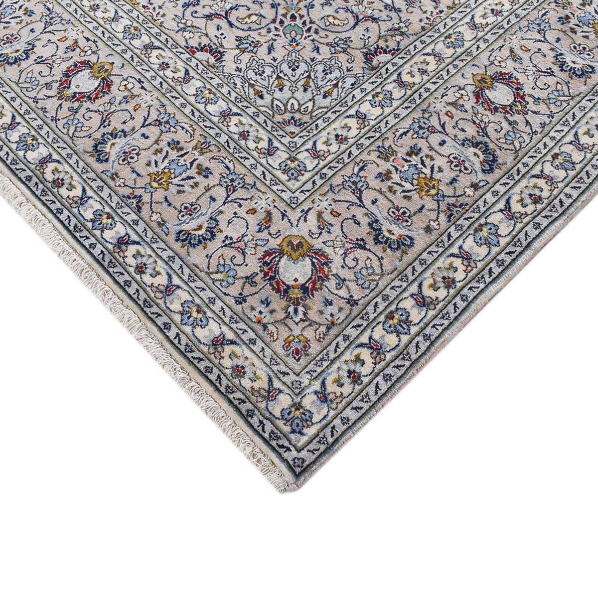 Perser Rug - Keshan - Royal - 354 x 244 cm - grey