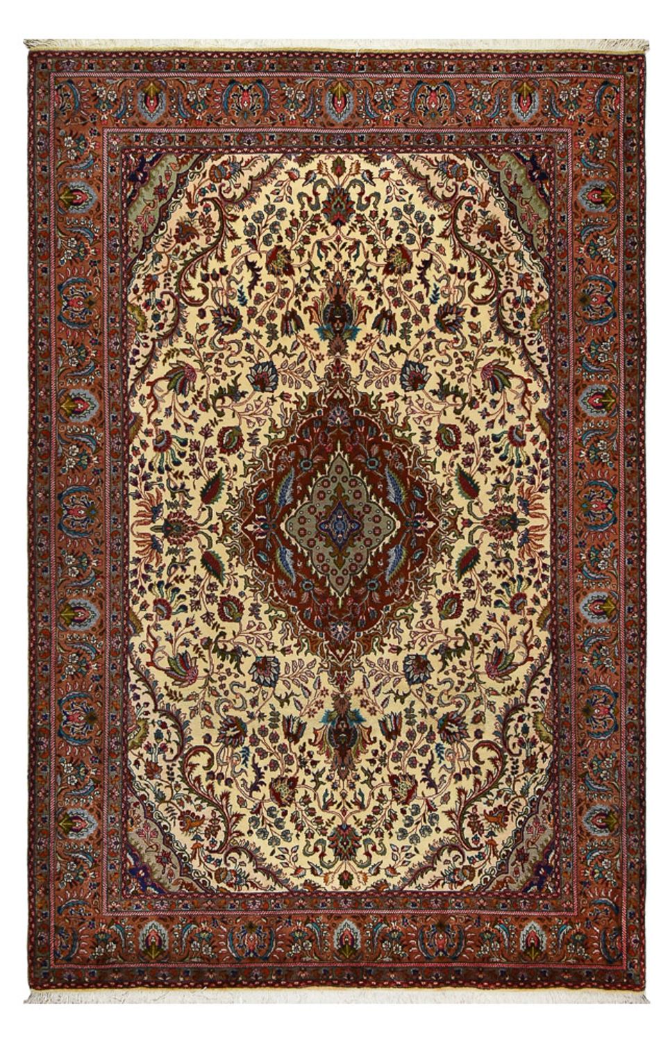 Perser Rug - Tabriz - Royal - 312 x 206 cm - dark beige