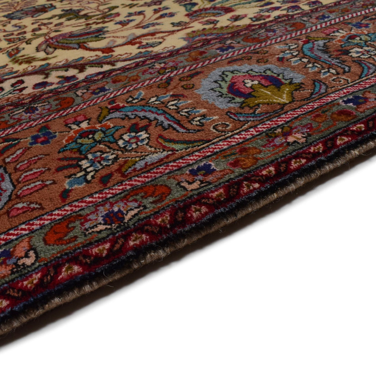 Perser Rug - Tabriz - Royal - 312 x 206 cm - dark beige