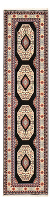 Runner Perser Rug - Tabriz - Premium - 305 x 75 cm - dark blue