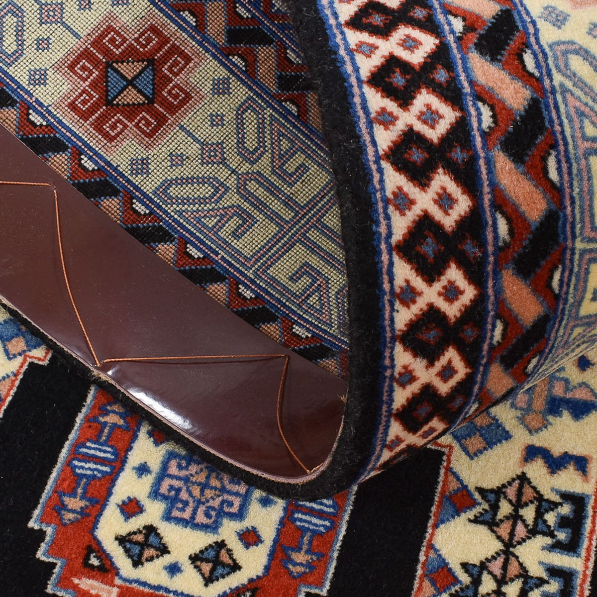 Runner Perser Rug - Tabriz - Premium - 305 x 75 cm - dark blue