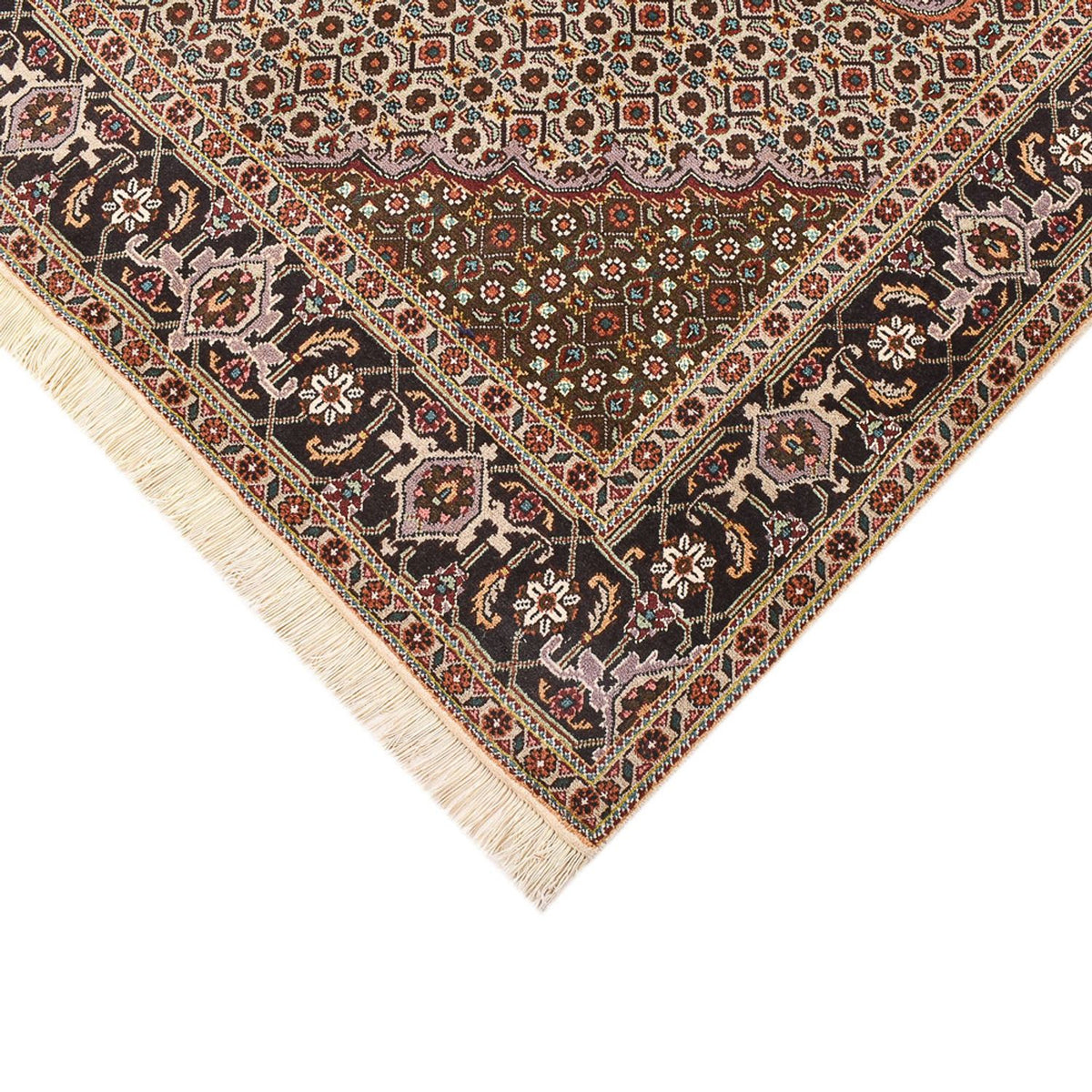 Perser Rug - Tabriz - Royal square  - 203 x 198 cm - light brown