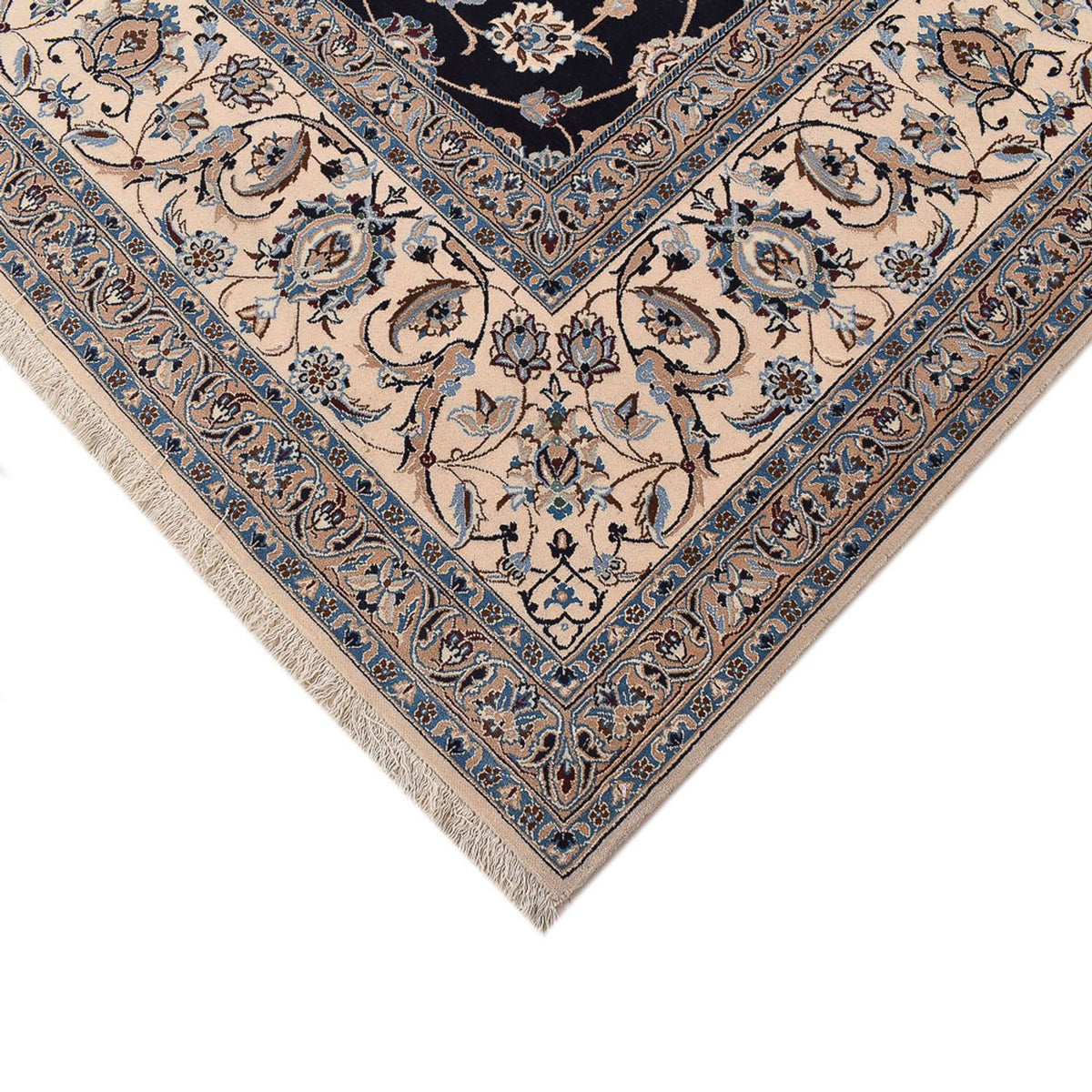Perser Rug - Nain - Premium - 342 x 258 cm - dark blue