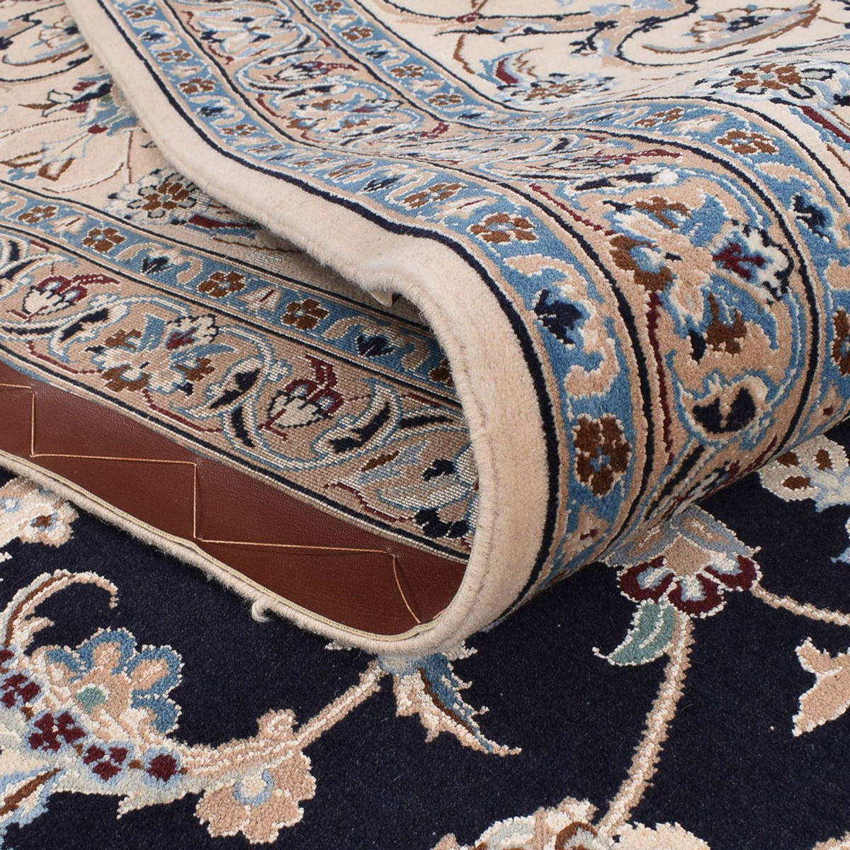 Perser Rug - Nain - Premium - 342 x 258 cm - dark blue