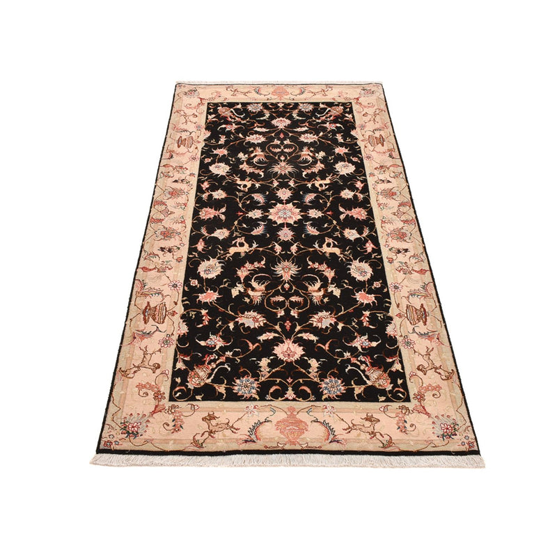 Runner Perser Rug - Tabriz - Royal - 204 x 100 cm - dark blue