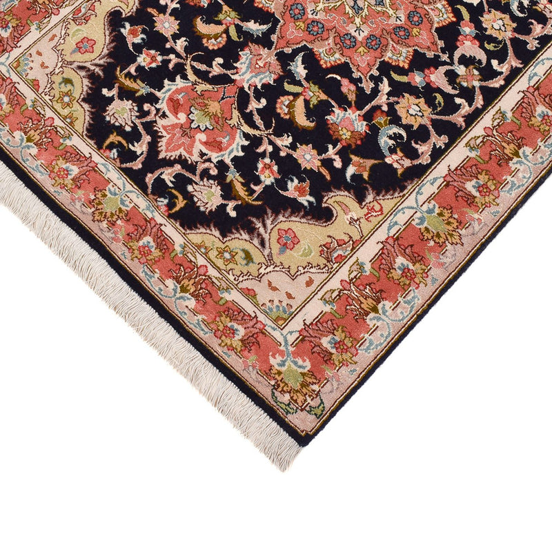 Runner Perser Rug - Tabriz - Premium - 308 x 74 cm - dark blue