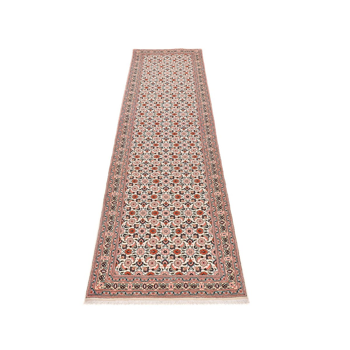 Runner Perser Rug - Tabriz - Royal - 304 x 74 cm - light brown