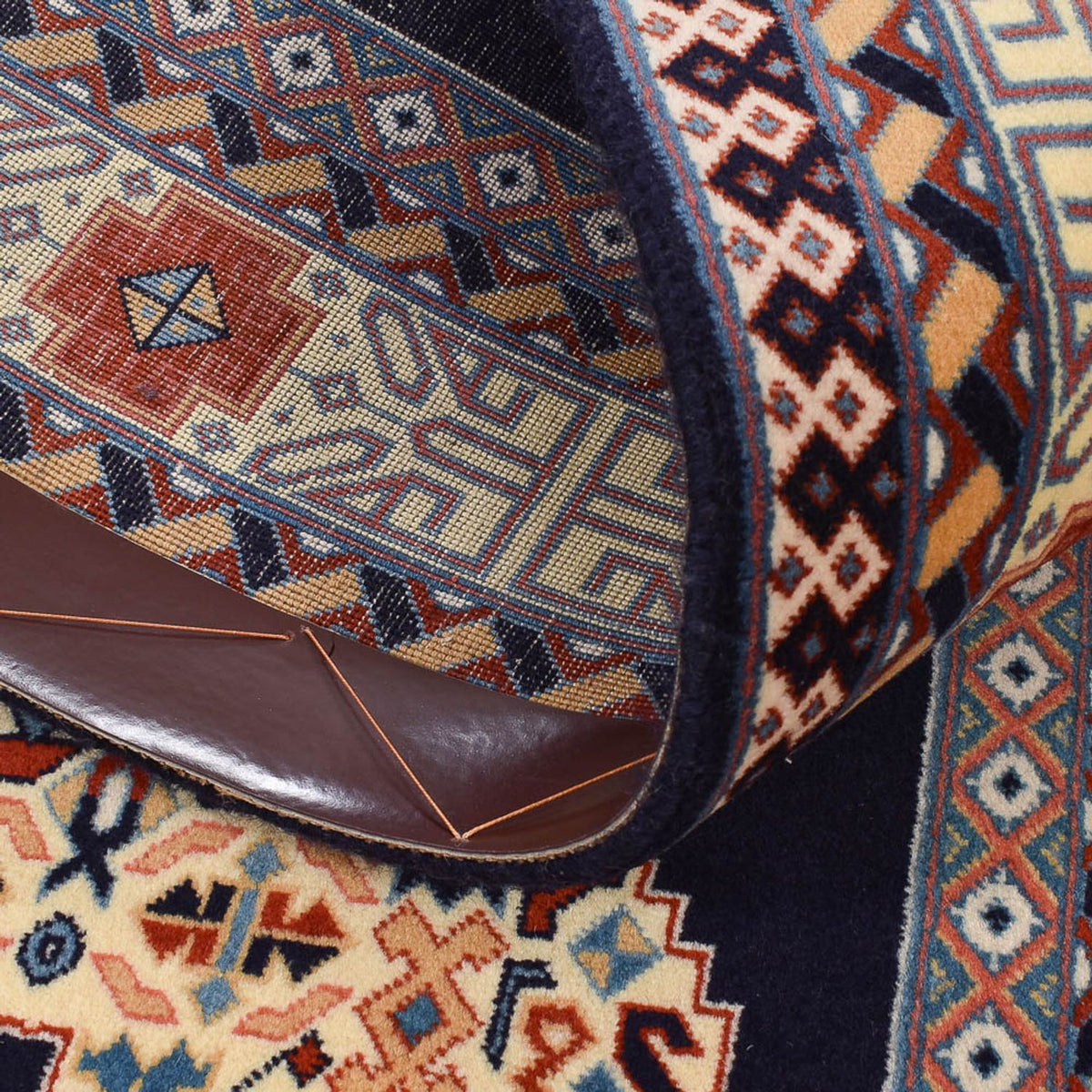 Runner Perser Rug - Tabriz - Premium - 300 x 73 cm - dark blue