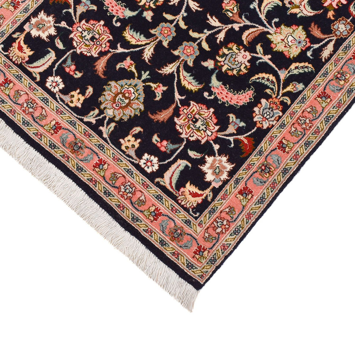 Runner Perser Rug - Tabriz - Premium - 300 x 66 cm - dark blue