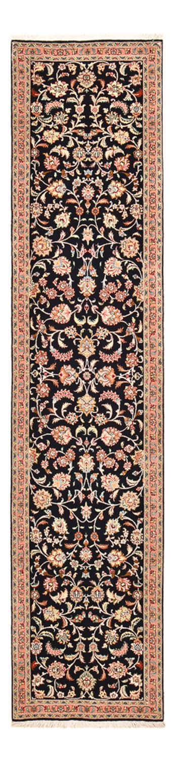 Runner Perser Rug - Tabriz - Premium - 300 x 67 cm - dark blue