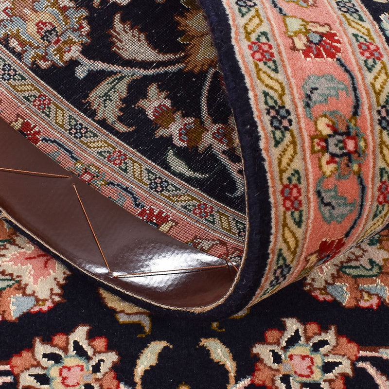 Runner Perser Rug - Tabriz - Premium - 300 x 67 cm - dark blue