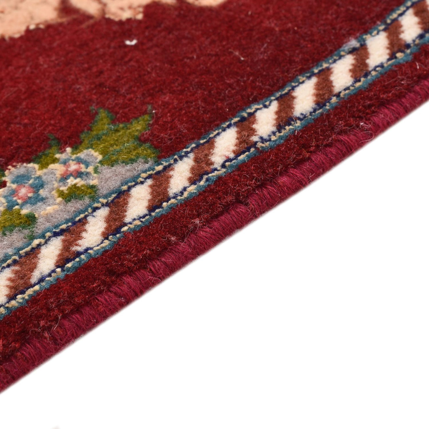 Tabriz - 60 Raj Rug 40x30cm - Persian Rugs
